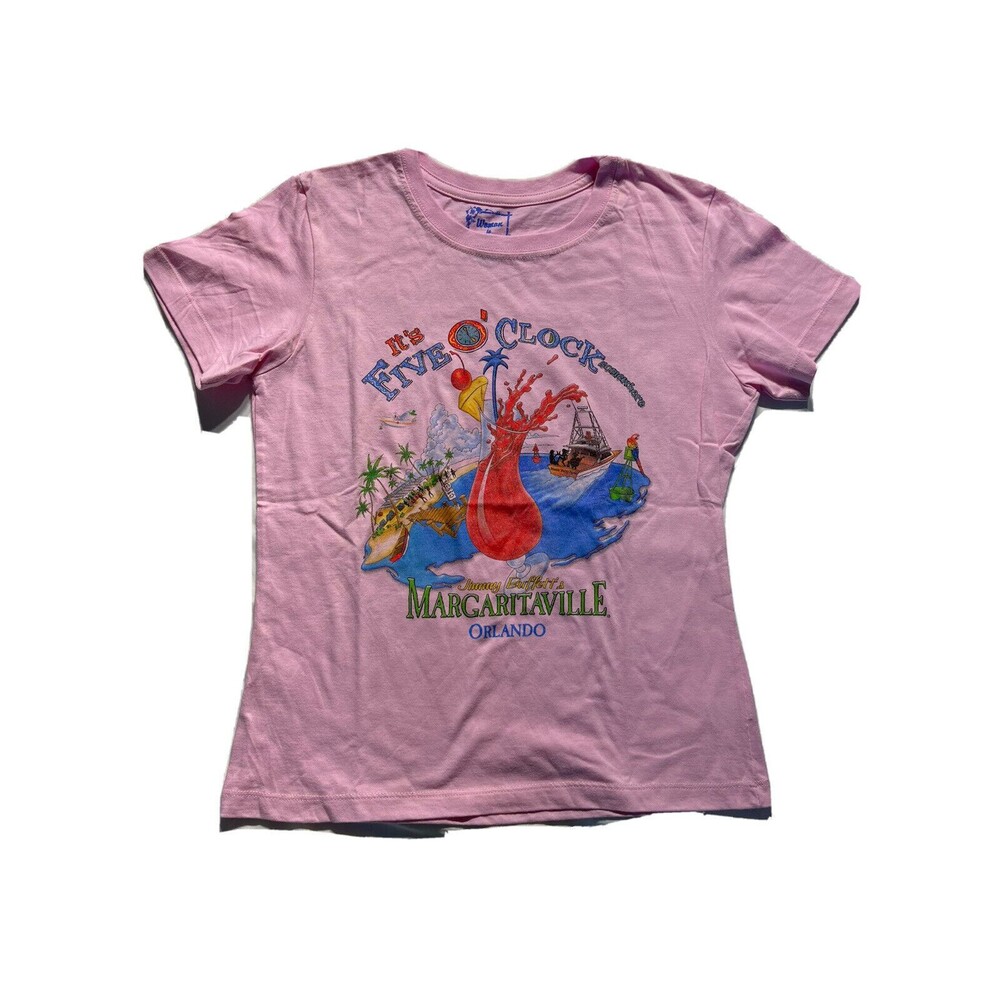 Margaritaville Orlando It’s 5 O’clock Somewhere Girl’s Shirt Size Medium